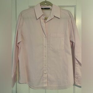 Zara light pink button down